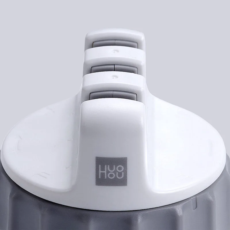 Xiaomi Mijia Huohou мини-точилка для ножа одной рукой заточка супер всасывающий кухонный точилка инструмент