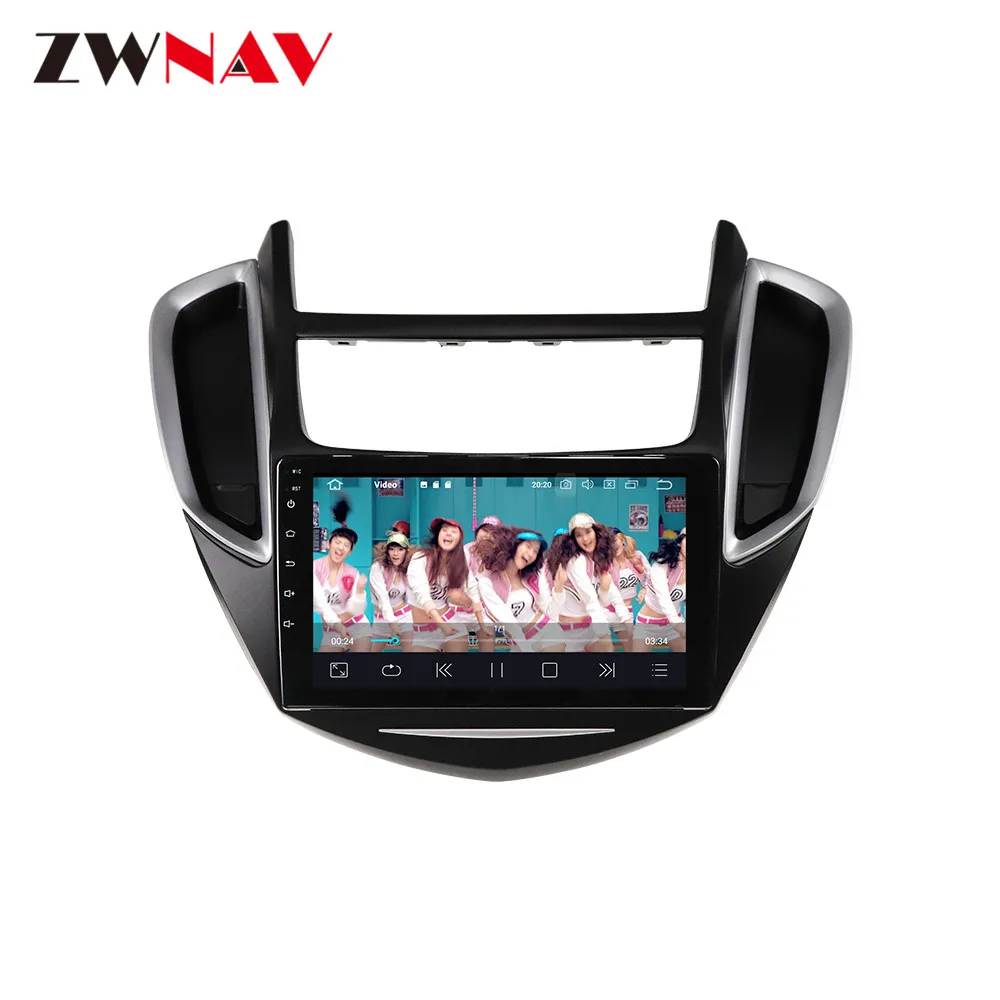 Автомобильное радио ZWNAV 9 дюймов Android 10 0 для Chevrolet Trax 2014-2016 автомобильный dvd-плеер с