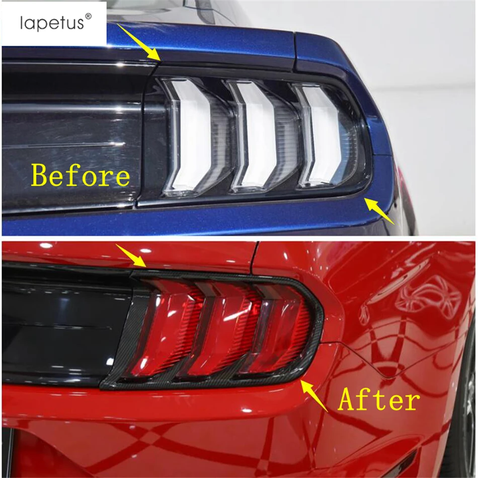 Аксессуары Lapetus подходят для Ford Mustang ABS багажника задний фонарь молдинг крышка комплект отделка