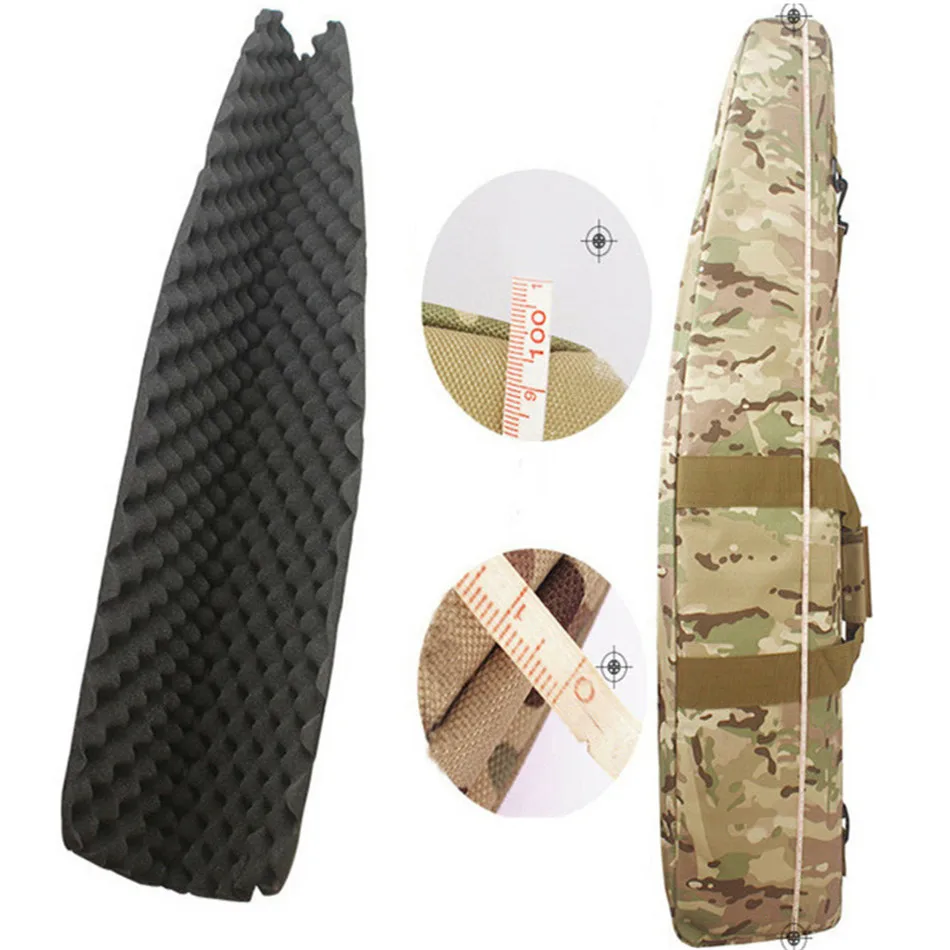 

Soft Padded Tactical Case Bag Assault Rifle Pistol Storage for Outdoor Hunting Gun Case Shoulder Bag Travel Use Camouflage