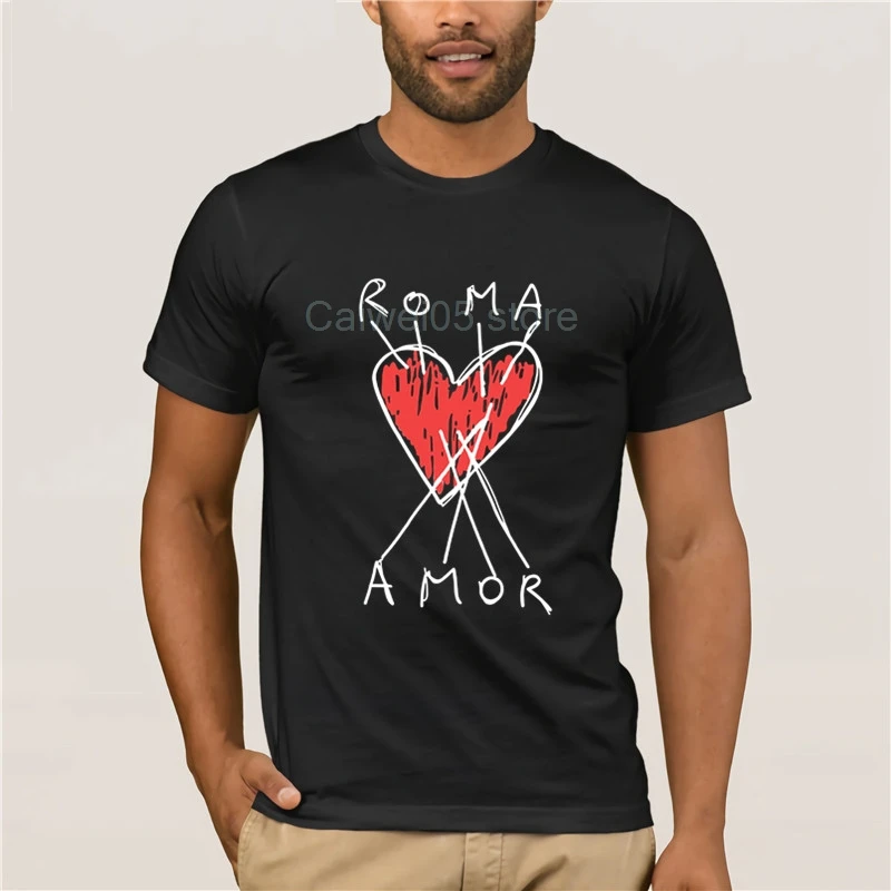 

2019 summer men with the same craftsmanship love letter printing cotton still trendy T shirt personality breathable qui