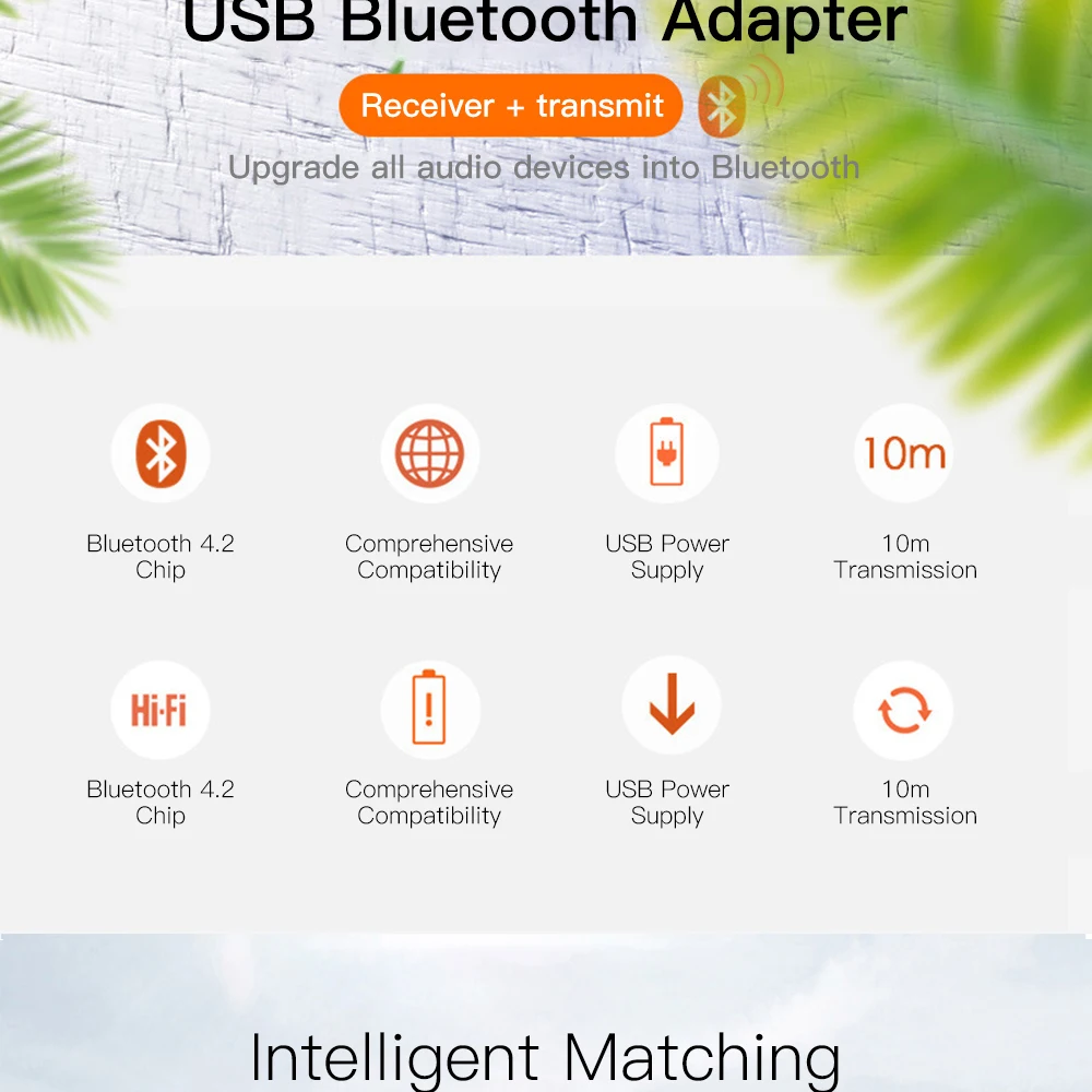 Приемник Bluetooth 4,2 с 3,5 мм аудио кабель, включающим в себя гарнитуру блютус и флеш-накопитель USB передатчик адаптер для автомобиля с A2DP аудио автомобиля Наборы стерео Системы