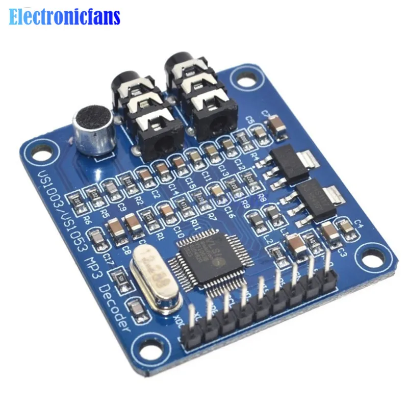 Diymore VS1003B VS1053 MP3 модуль декодирования макетная плата VS1053b VS1053 IC встроенная функция записи SPI интерфейс