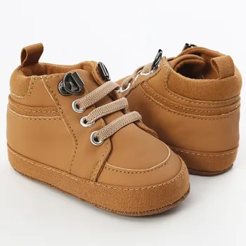 

Fashion Lovely baby Toddler shoes baby girl shoes cotton Unisex Solid Cross-tied Toddler First Walkers Kid Free shipping H4