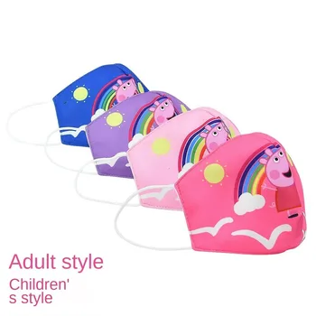 

2020 New Peppa Pig Washable Face Breathing Children Adult Mask Cycling Anti Dust Environmental Mouth Mask Respirator Cotton Mask