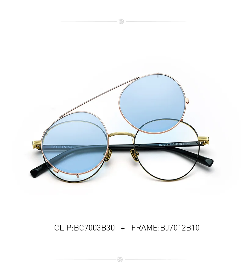 Болон клип на стекло es рамка солнцезащитные очки es для мужчин и женщин Rx-able рецептурные стеклянные оправы круглые мужские Оптические очки BJ7012