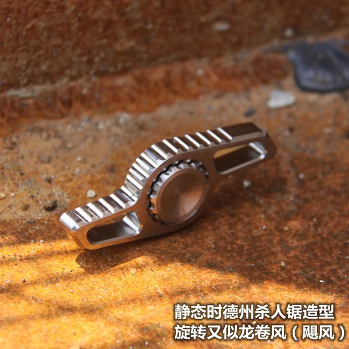 Металлический mechforce Dezhou City Saw моделирующий титановый сплав отпечаток пальца взрослого гироскопа для декомпрессии пальчиковой игрушки