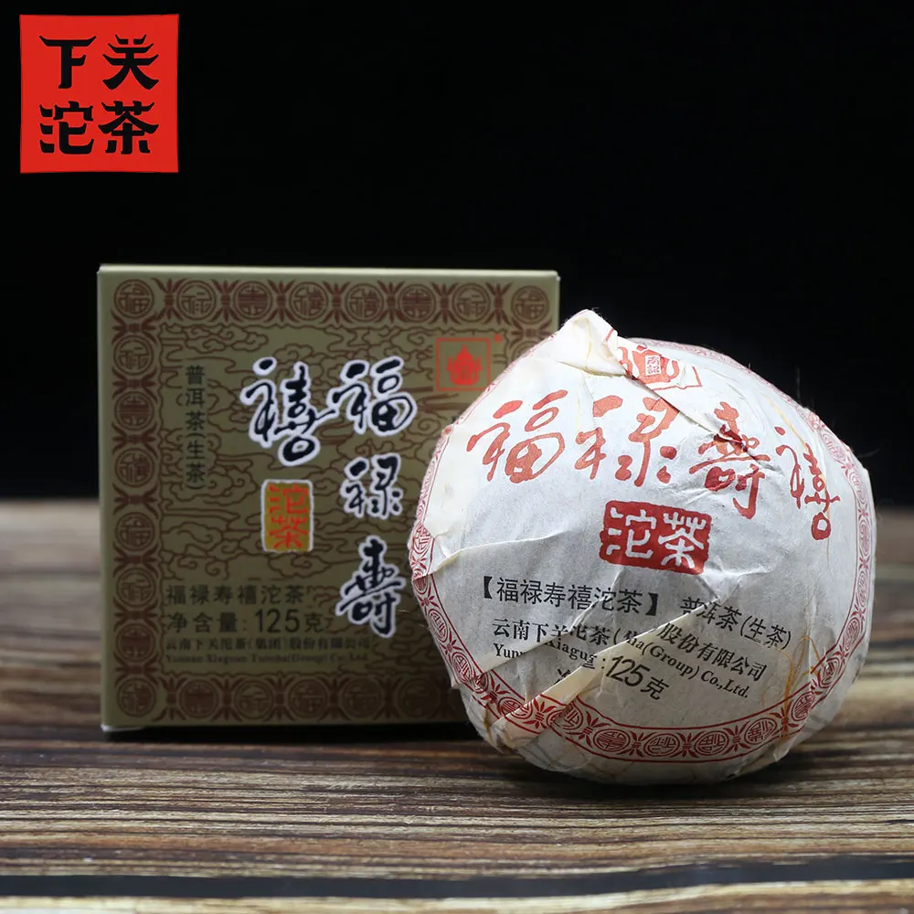 

Xiaguan 2015 Yr Tuo Cha Fu Lu Shou Xi Tuo Cha Yunan Raw Pu-Erh Tea Tuocha 125g