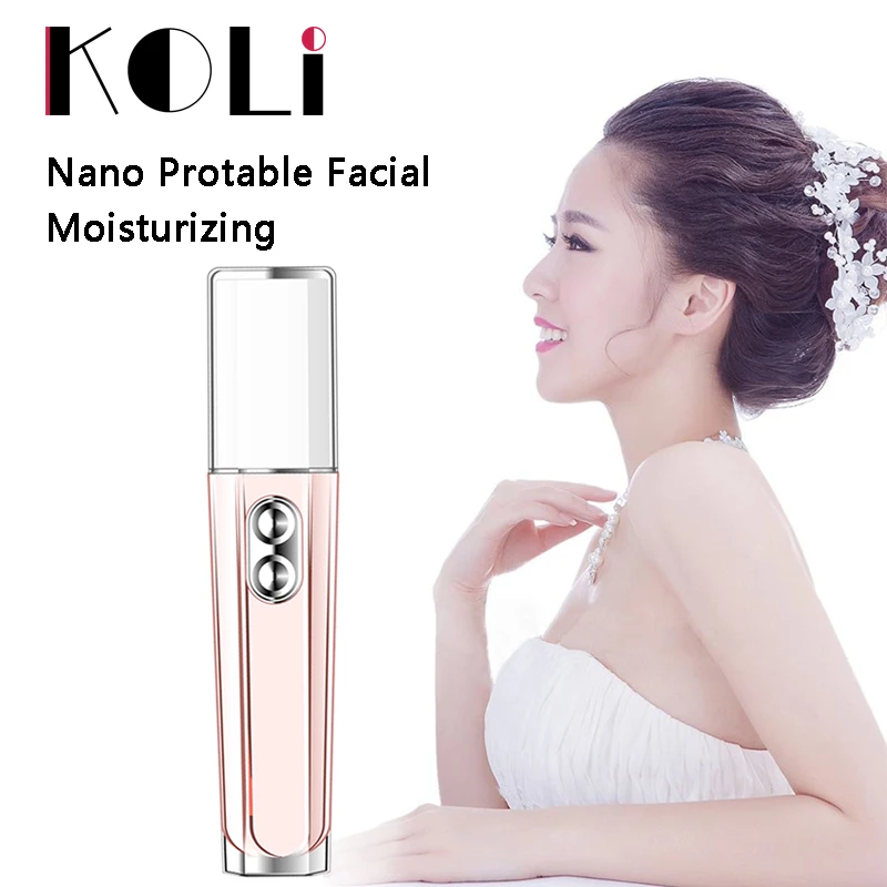 

Excessive Fog At Dual Nozzle Female Beauty Tool Mini Steamer Moisturizing Spray Nano Facial Moisturizing Portable Humidifier