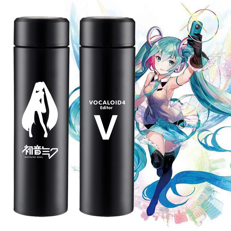 

OUSSIRRO MIKU V Creative Ending Games 450ml Stainless Steel Thermos Cup Office Water Cup