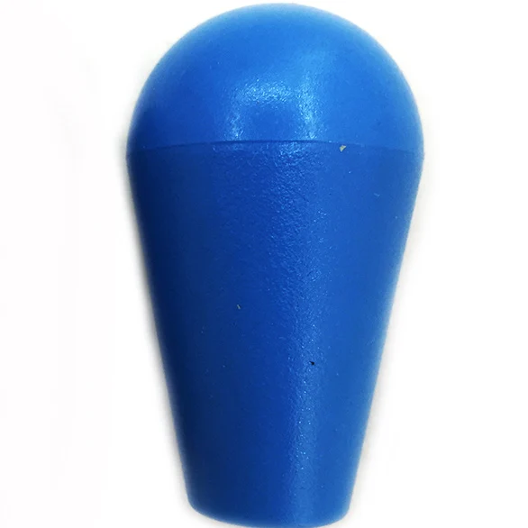 1 шт. прозрачная эллиптическая шаровая Головка аркадный джойстик верхний шар 5*3 см американский стиль палка topball для Sanwa Джойстик 10 цветов - Цвет: blue