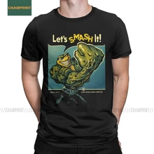 Rash puede romper Battletoads camisetas hombres ranas Gaming Retro Old ranas Game Vintage camisetas de algodón camisetas impresas de manga corta