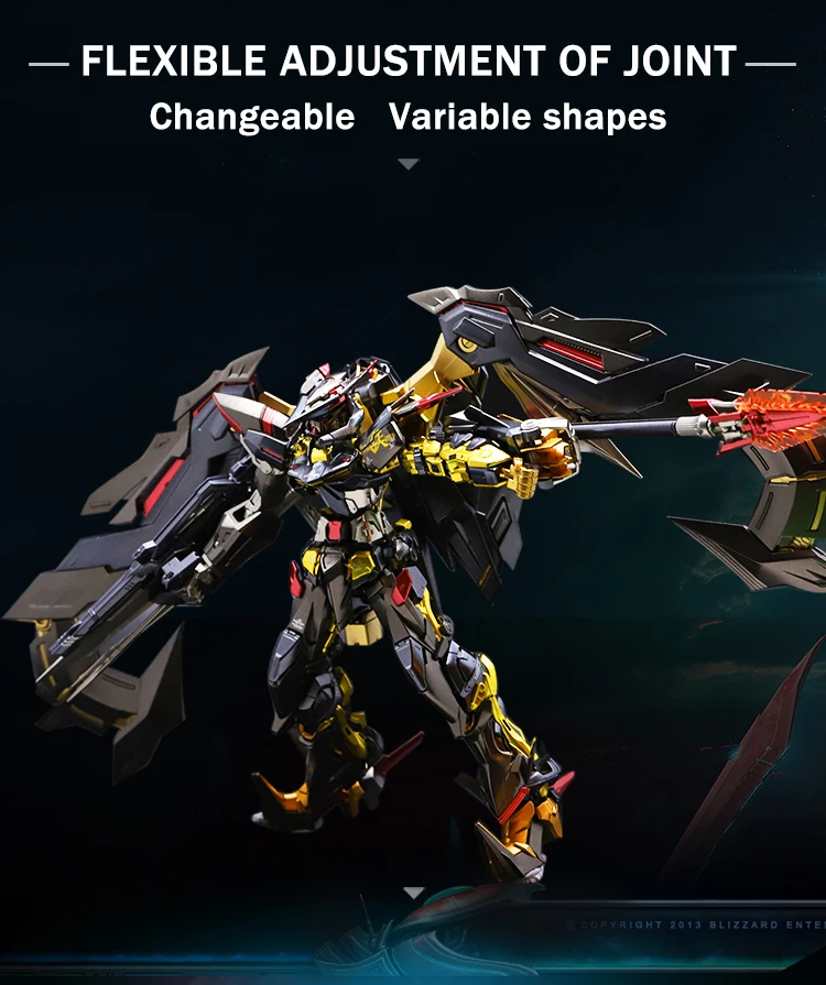BANDAI RG 1/144 MBF-P01-ReAMATU Gundam Astray Золотая оправа Amatsu металлическое покрытие Цвет сборки модели игрушки Фигурки