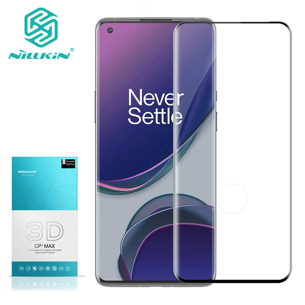 For OnePlus 9 Pro Tempered Glass NILLKIN 3D CP+Max Curved Anti-Burst Screen Protector Glass For One Plus 9 Pro Phone Film