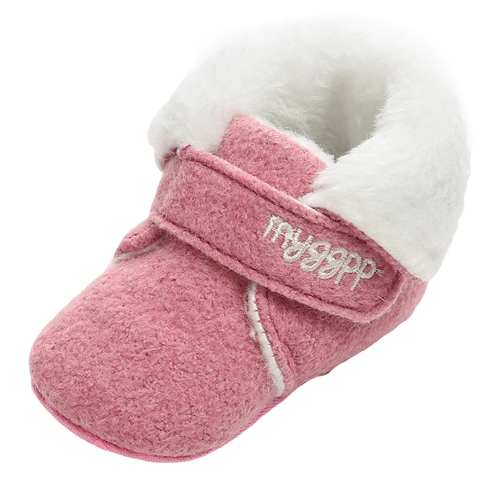 Newborn Baby Girl Boys Cute Cotton Shoes Fashion Toddler First Walkers Kid Shoes Hook& Loop Baby Shoes Newborn Hot Sale