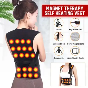 

40 Models Tourmaline Self-heating Magnetic Therapy Belt Waist Support Belt Shoulders Spine Back Lumbar Posture Corrector