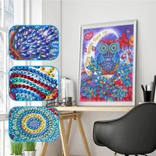 5D вышитые картины горный хрусталь наклеенные DIY Алмазная картина вышивки крестом на заказ Алмазная вышивка Совы Набор алмазной живописи