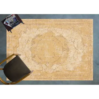 

Apex Epic 7 'x 10' Chenille Yellow Area Rug