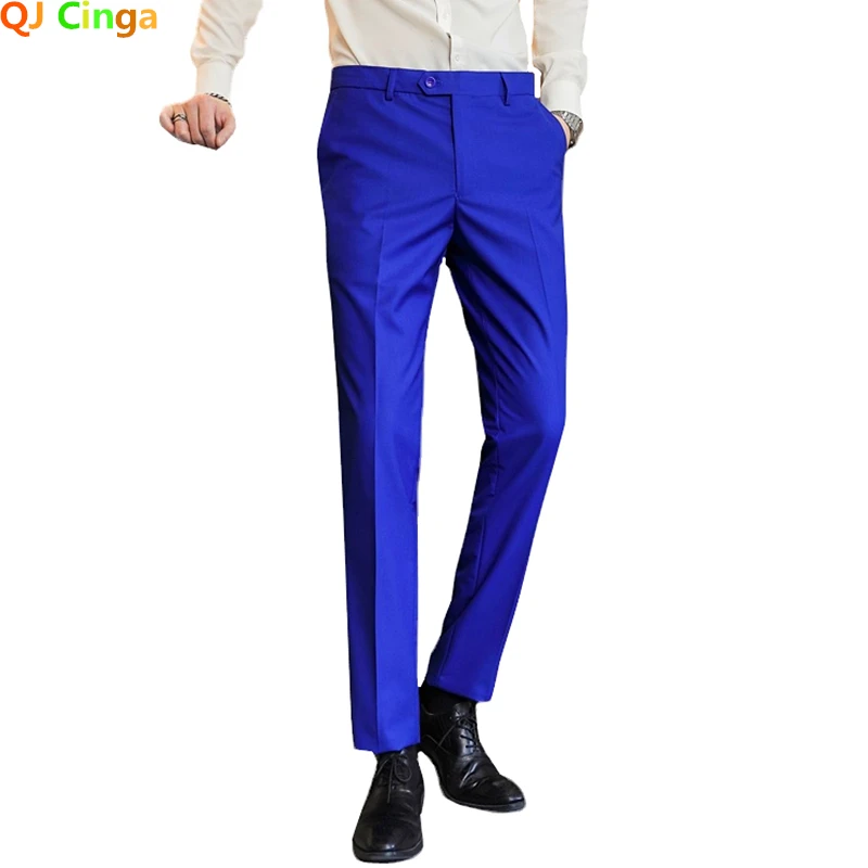Men Formal Dress Trousers Big Size Man Slacks M-6XL men pants