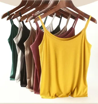 

Women's Camisole Casual Solid Home Wear Tencel/Lyocell High Quality Tank Tops Lady's Pajamas Sleeveless Round Neck Sleepwear