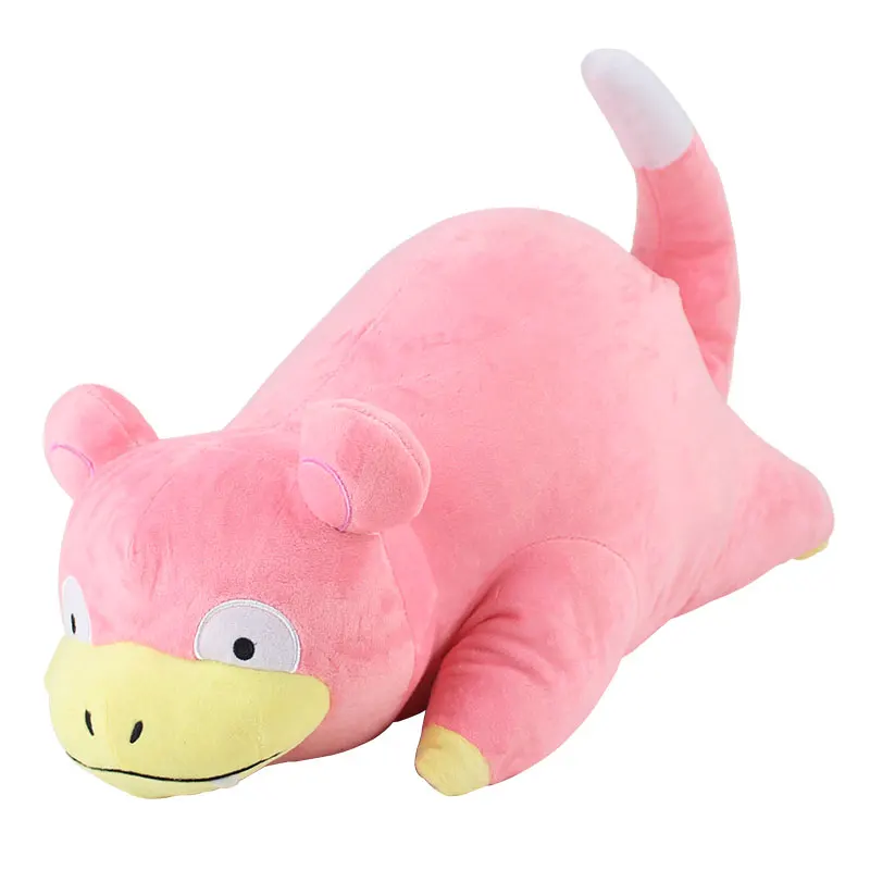 45CM Cute Anime Pink Slowpoke Plush Toys Soft Stuffed Animals pillow Doll birthday Gifts for children - Цвет: 45cm Slowpoke