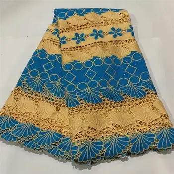 

Swiss Voile Lace Fabric for African High Quality Africa French Lace Fabrics with Stones 2020 Tulle Nigerian Embroidery Lace