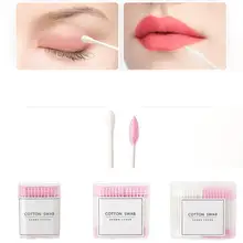 Одноразовые двойной головкой ватные тампоны для носа 300 x Чистка ушей 200 х здоровье 100 x розовый/белый/розовый/инструменты для ухода за глазами