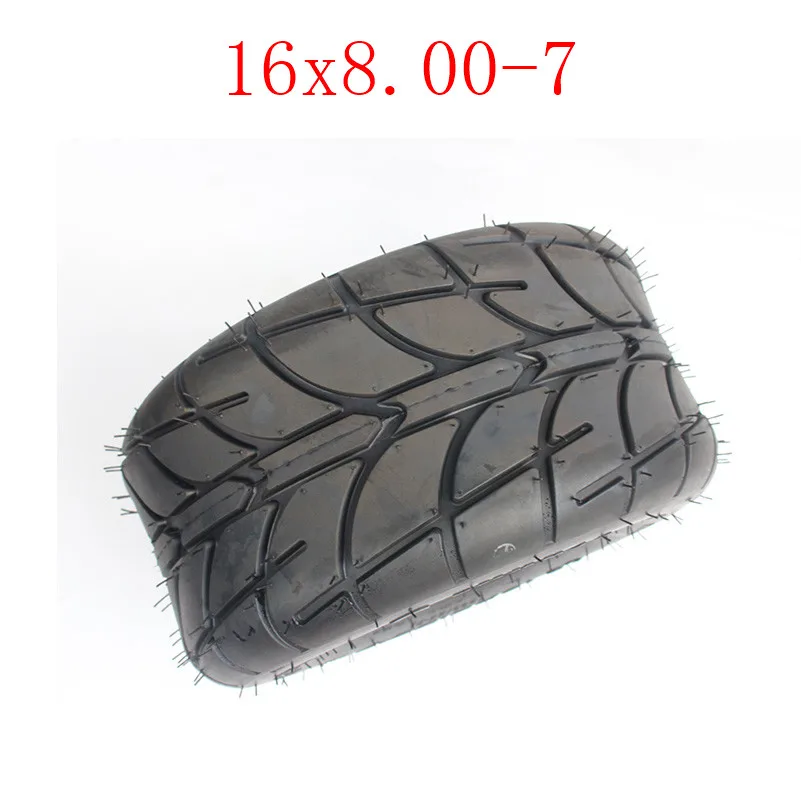 Молния 16x8. 00-7 ATV шин подходит для ATV 50CC, 90CC, 70CC, 110CC, 125CC внешняя бескамерная