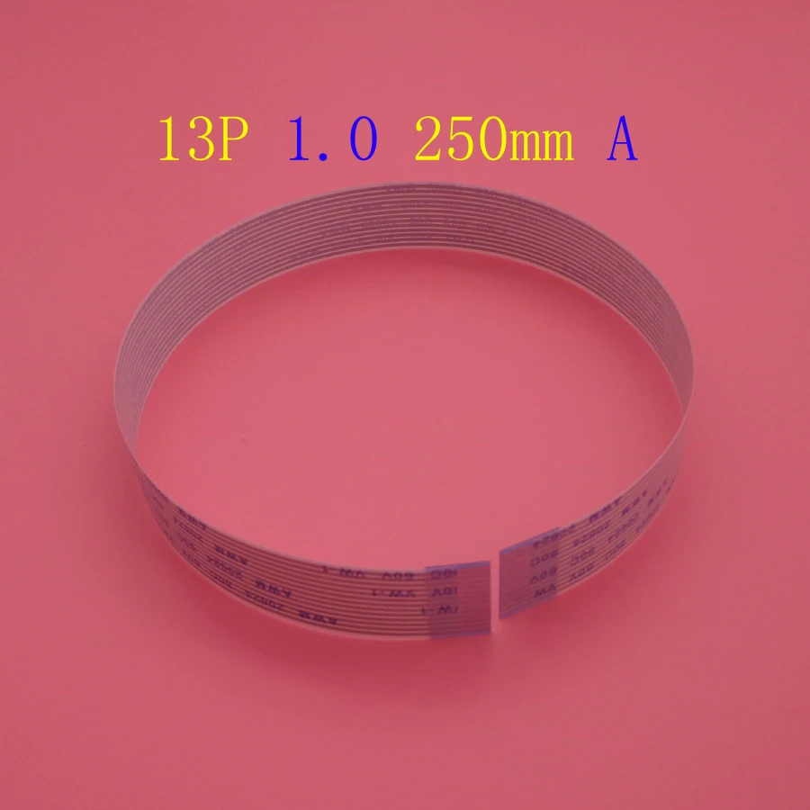 1 шт./лот 13pin Новый FFC FPC плоский гибкий кабель 0 мм шаг 13 pin прямая длина 250 ширина 14 p