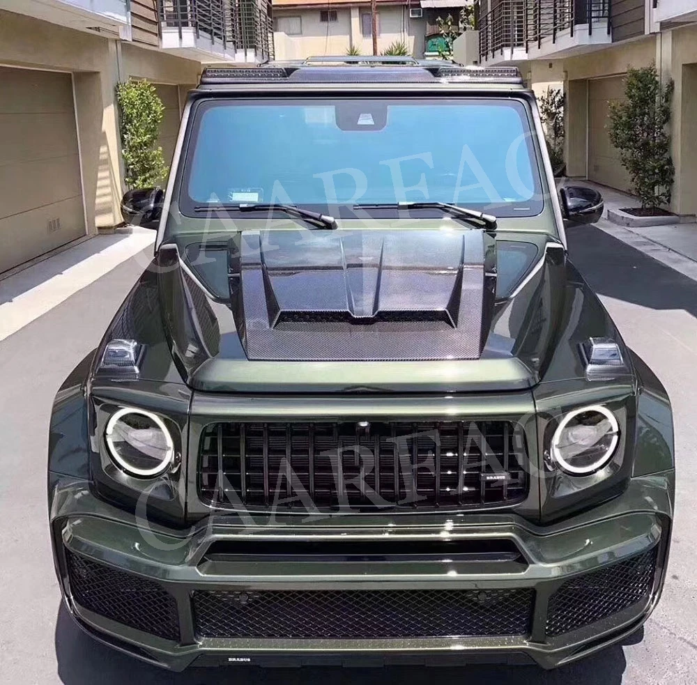 Для Mercedes Benz G-CLASS W463 G500 G550 G55 G63 сухое углеродное волокно/FRP передняя крышка капота автомобиля Стайлинг