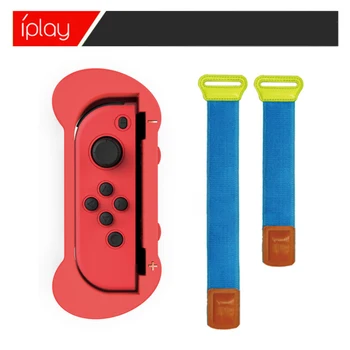 

For Joy Con Controller Grip Wrist Strap for Nintendo Switch Just Dance 2020 2 in 1 grip wrist strap Adjustable Wrist Strap