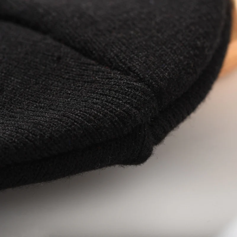 WZCX Кожаная Шапка-бини с принтом на заказ логотип реклама Печать Фото Осень Зима индивидуальность унисекс вязаная шапка для взрослых