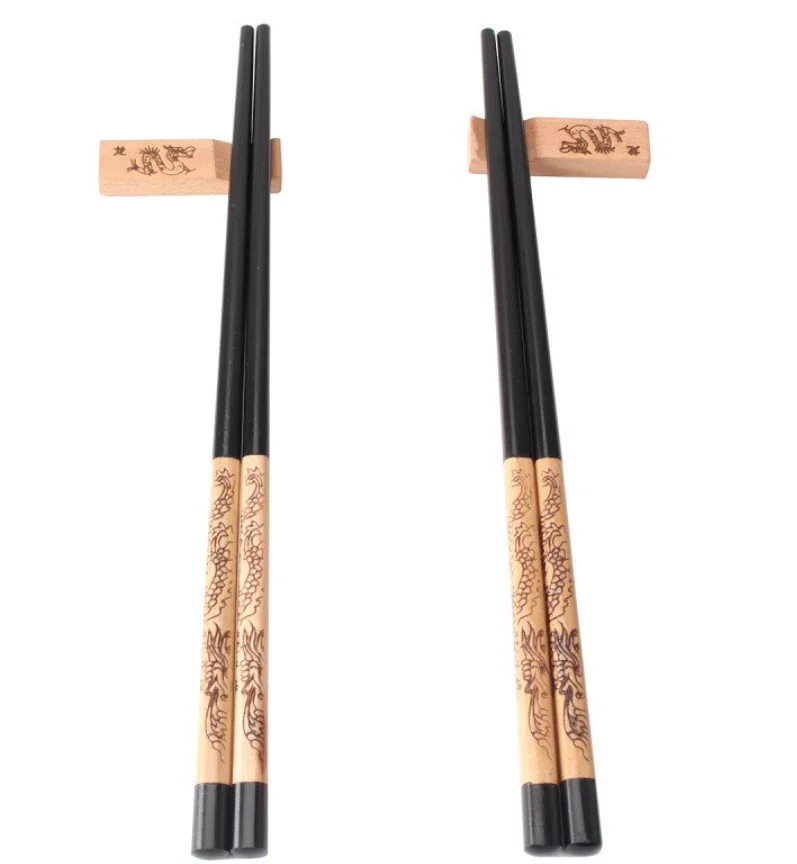 Подарочные палочки для еды подарочные китайские деревянные свадебные с драконом