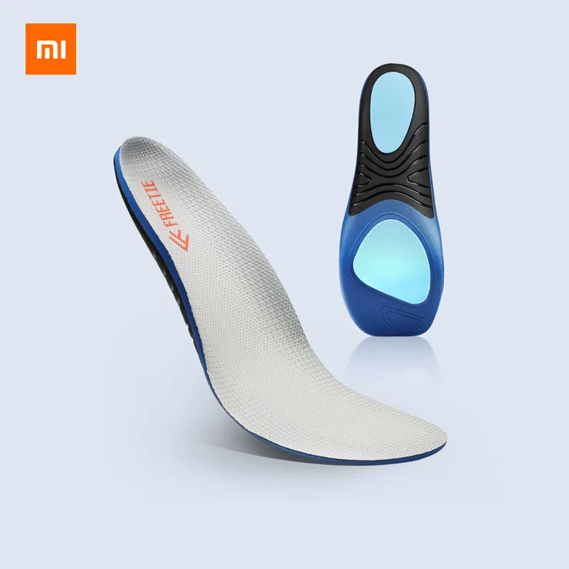 

Xiaomi Mijia FREETIE Shock Absorber Sports Insole Grey Shock Absorber Springback Torsional Support Polyester Fiber Insole