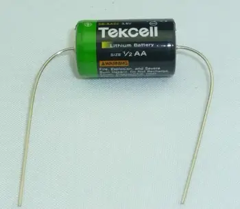 

5PCS SB-AA02 1/2AA 3.6 V lithium battery SBAA02 SL-350 With shaft Firing pin welding feet long needle