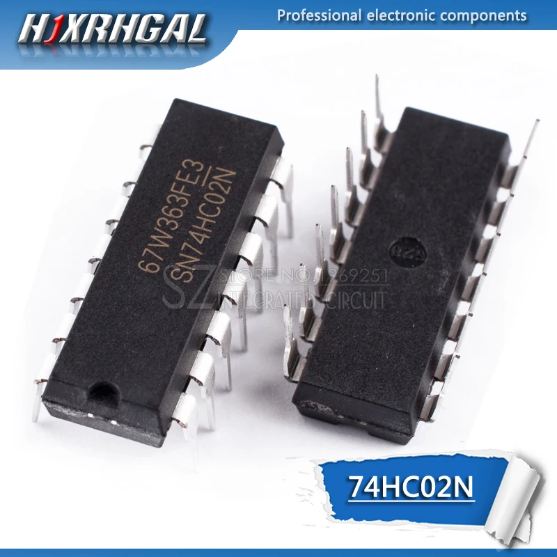 1 шт. 74HC02N DIP14 74HC02 DIP SN74HC02N 7402 | Электронные компоненты и принадлежности