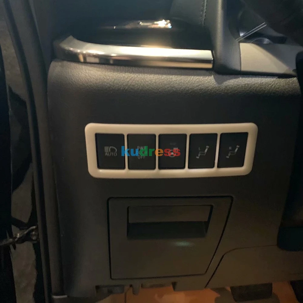 Для Toyota Alphard Vellfire автомобильный Стайлинг переключатель фар декоративная рамка для кнопки Молдинг Накладка