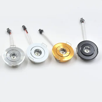 

Micro Recessed Dimmable 3W LED Downlights Warm/Cold White LED Spot Cabinet lights AC110V 220V LED Ceiling Lamp Indoor Lights