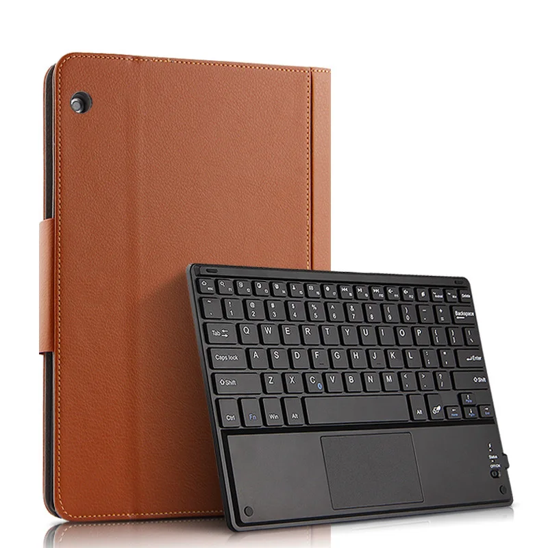 Brown Чехол для lenovo Tab M10 TB-X05L TB-X605F TB-X605I, 10,1 дюймов, для планшета, магнитно отстегивающийся чехол с клавиатурой Bluetooth - Цвет: Brown