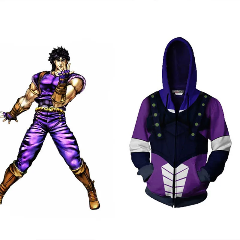 JOJO'S невероятное приключение Триш Una толстовки Косплэй 3D печатных кардиган с капюшоном спортивный свитер куртка Костюмы для косплея