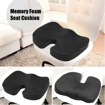 

11 Colors U-Shape Seat Cushion Travel Breathable Seat Cushion Coccyx Protect Memory Foam U Seat Massage Car Chair Cushion Pad