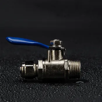 

1/2 to 1/4 Inch Ro Power Filter Water Adapter Ball Valve Tap Reverse Switch