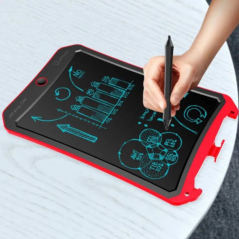 

OOTDTY 8.5 Inch Reusable LCD Handwriting Tablet Kids Doodle Drawing Board with Stylus