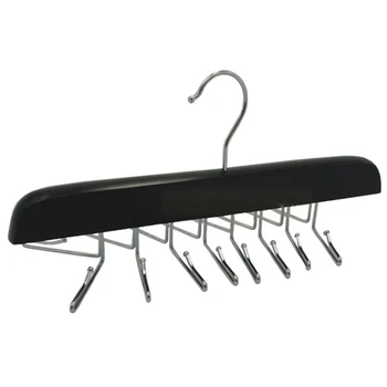 

Wooden Tie Hanger 16 Tie Belt Scarf Closet Wooden Holder Organizer Belt Rack Hangers Hook Wardrobe Closet Storage Supplies