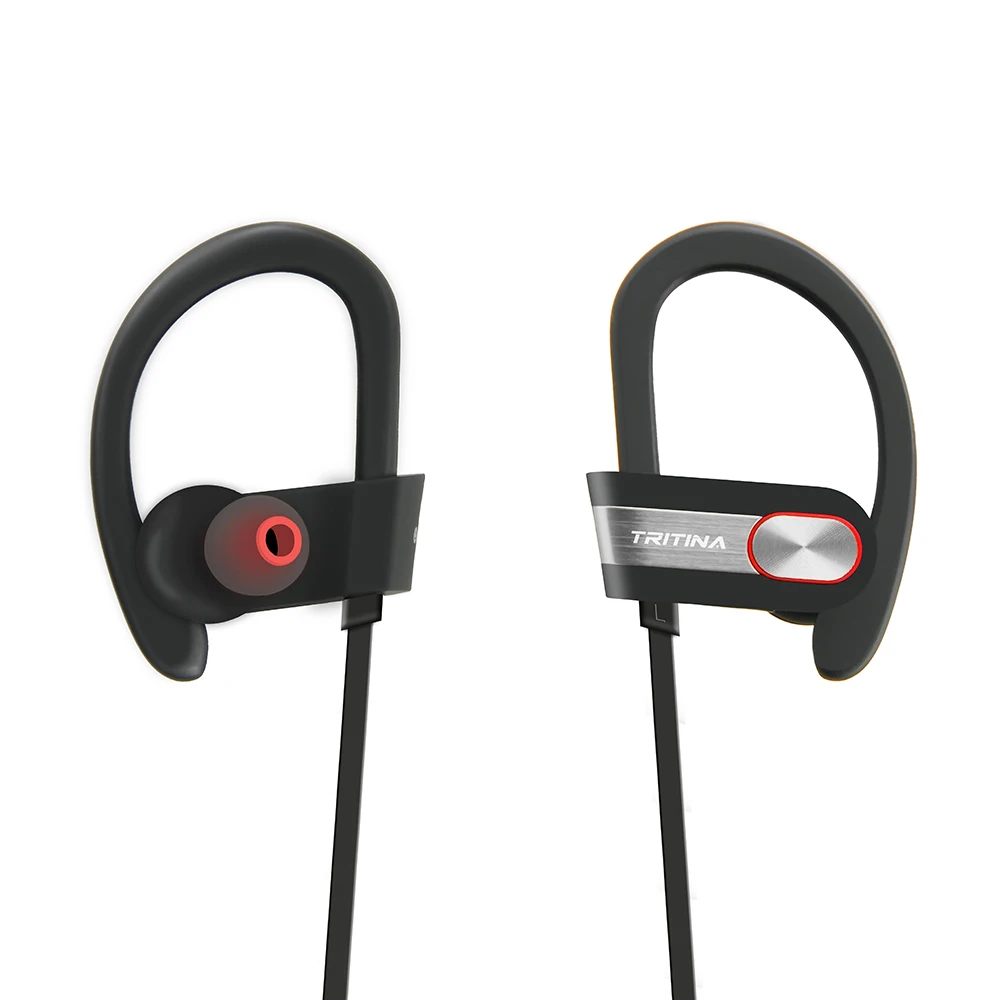 Tritina спортивные Bluetooth наушники Встроенный микрофон стерео звук форма кончиков