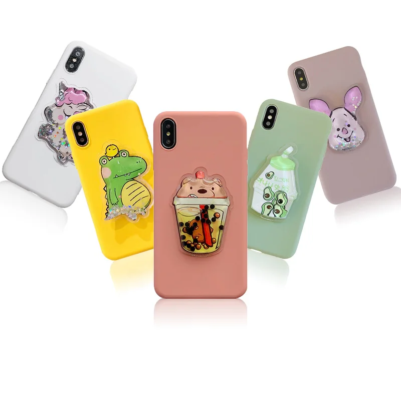 

3D Cartoon Glitter Quicksand Phone Case For Redmi 7A 6A 5A 4A 4X Note 7 6 5 Pro Fundas for Xiaomi Mi 9 SE Mi 8 Lite A1 5X A2 6X