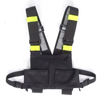

Tactical Vest With Yellow Reflective Strip for Outdoor CS Game Paintball Airsoft Wireless Pager Tactical Vest Military Equipment