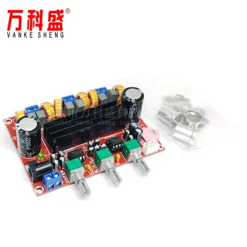 

XH-M139 2.1 channel digital power amplifier board 12V-24V wide voltage TPA3116D2 2*50W+100W