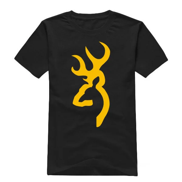 Бесплатная доставка мужские футболки мода 2016 Браунинг окрашенная дизайнерская