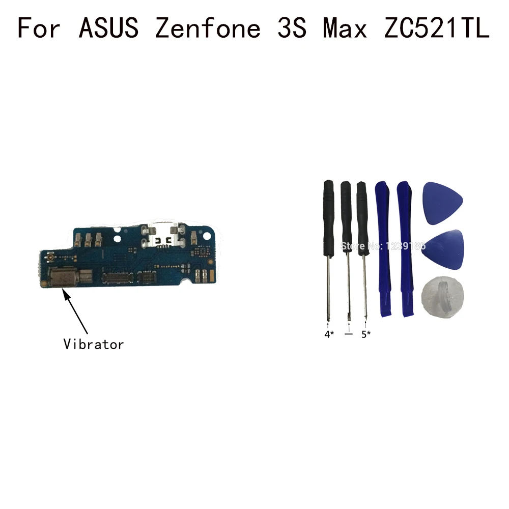 Зарядная плата для Asus Zenfone 3s max zc521TL USB-коннектор зарядного устройства модуль